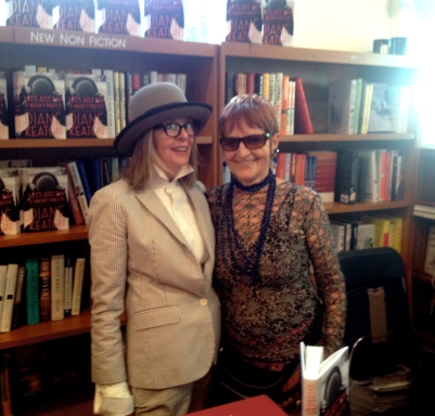 Diane Keaton at her BookHampton book signing. Here with Hanne H7L 